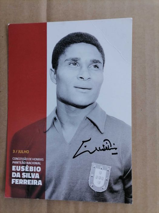 EUSÉBIO Comissão Honras Panteão Nacional Postal Assembleia República