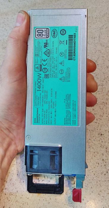 Блок питания серверный HP 117А 1400Вт PLATINUM LiFepo4 Li-ion PD43