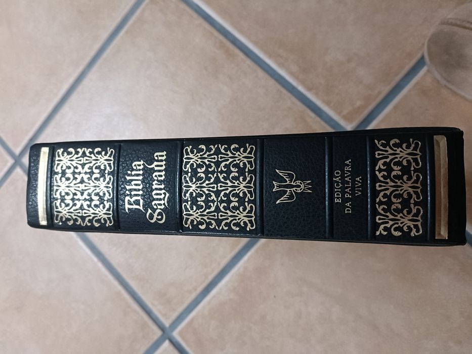 Bíblia sagrada preta grande