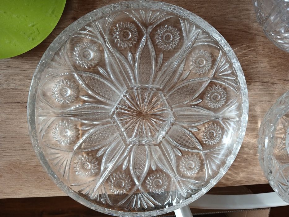 patera kryształ/szkło