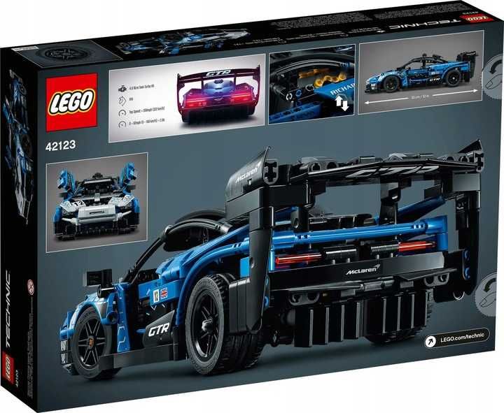 Klocki LEGO Technic MClaren Senna GTR42123 Samochód Auto Bolid PREZENT