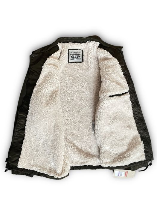 S 44 M 46 50 XL 52 XXL Levis sherpa шерпа куртка ветровка левайс coach