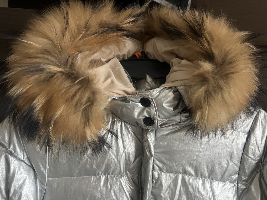 Зимовий пуховик, гарний стан, зріст 130 ( 8-10 років)