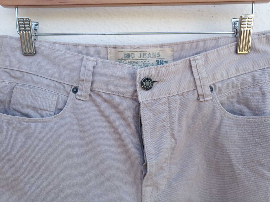 Calções Bege "MO Jeans" Homem