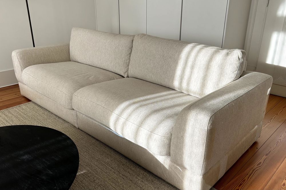 Area Store Magnus Sofa, 256cm, beige. Sofá, bege