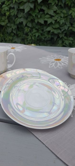 Porcelana Ćmielów serwis do herbaty na 3 osoby