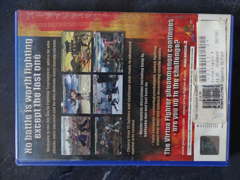 Gra PS2 PlayStation 2: Virtua Fighter 4.