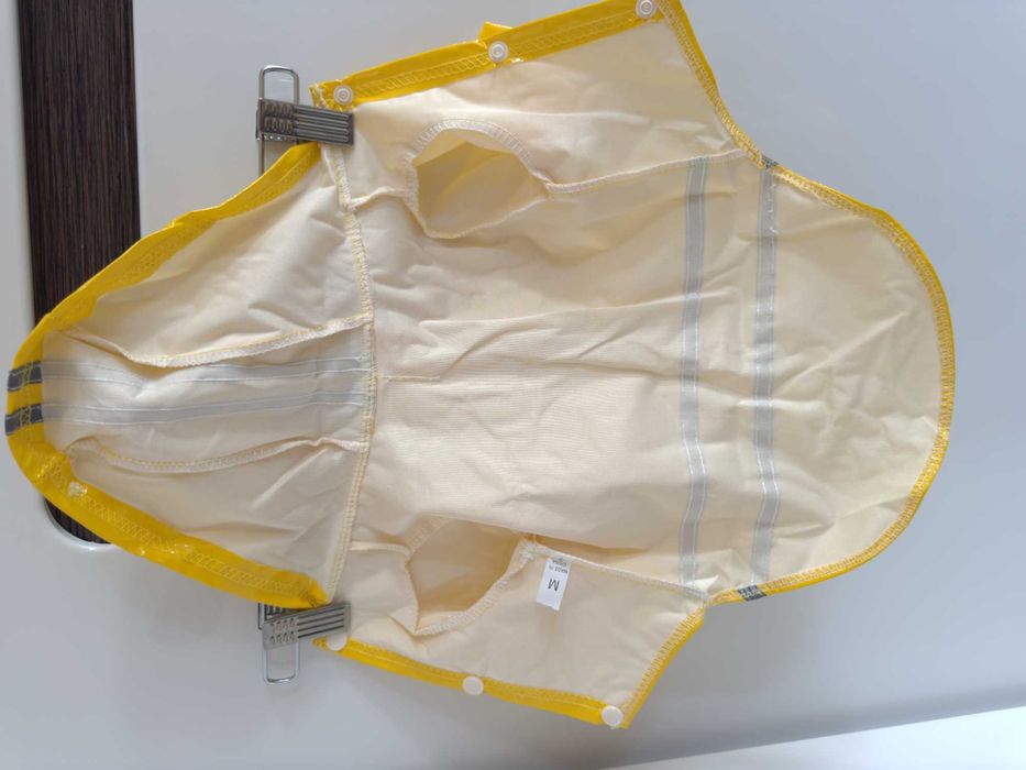 Жовтий плащ для собак та котів, розміри M, L, XL