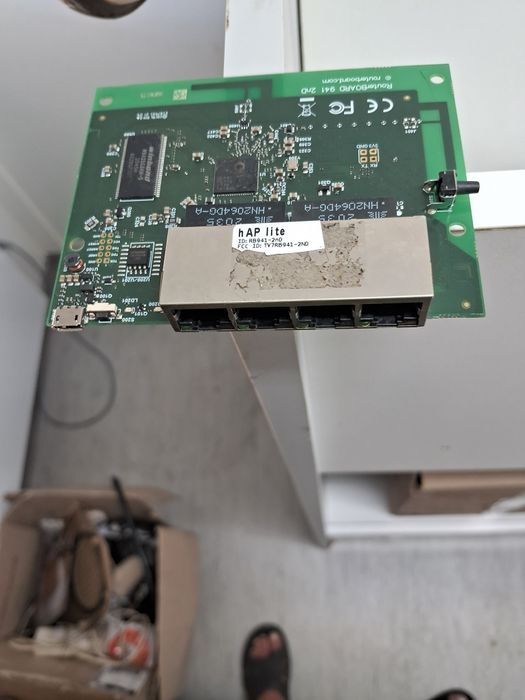 Mikrotik hap late патч панель 12  rg45 3g