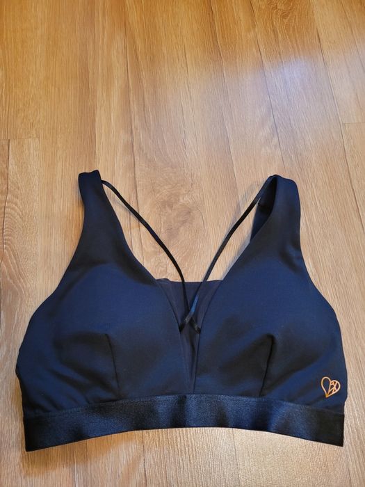 Markowy biustonosz stanik Esotiq rozm. M 75B czarny sexy sportowy