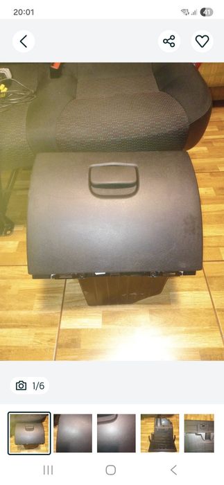 Schowek prawy pasażera ramka panel półka Master III