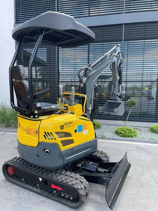 Nowa Koparka 1600kg KUBOTA & GÜNTER GROSSMANN - Mini koparka GG1600