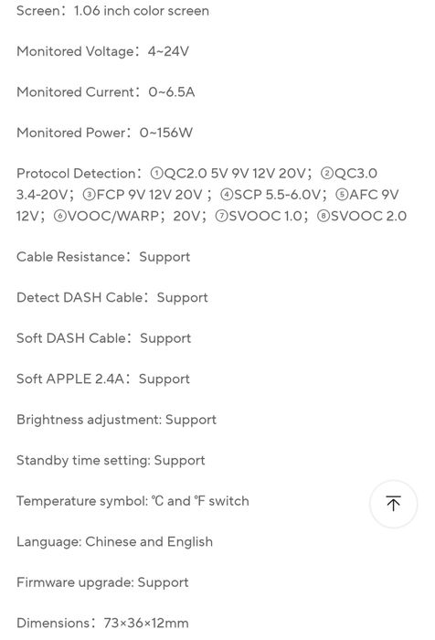 USB тестер Fnirsi FNAC-28