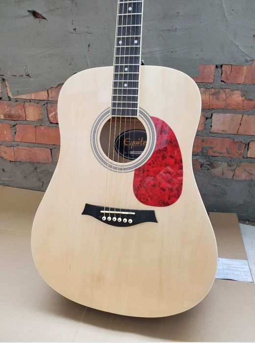 акустическая полноразмерная гитара 4/4 натуральный цвет