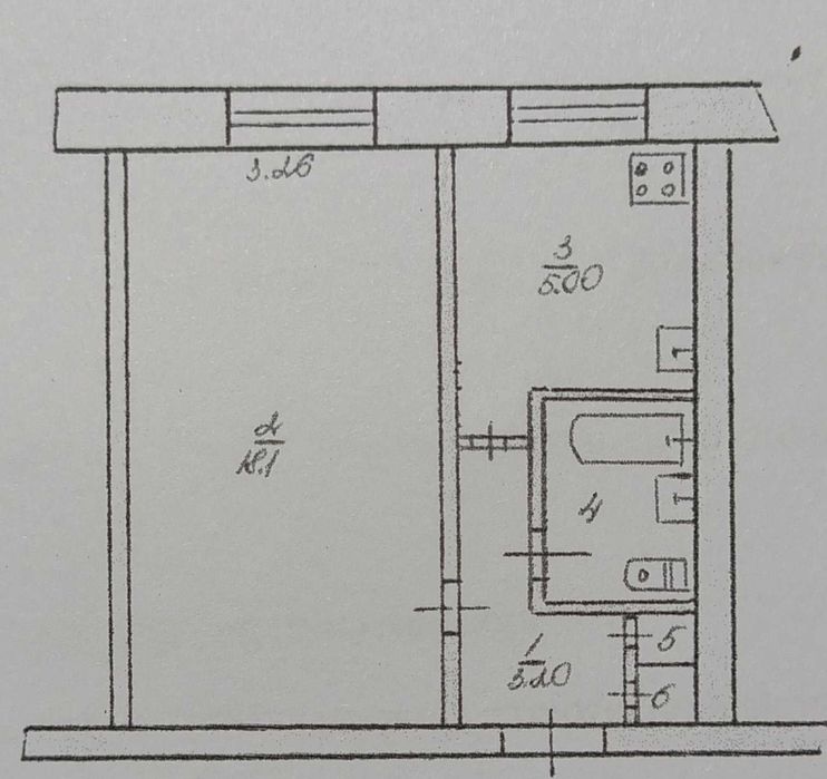 Продам однокомнатную квартиру Rn