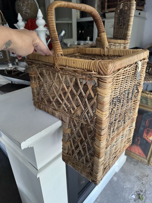 Kosz rattanowy na schody Riviera Maison