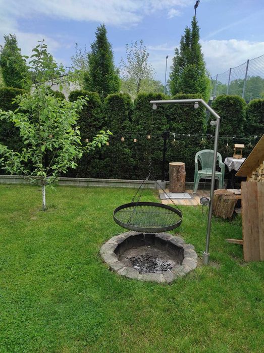 Grill ze stali nierdzewnej + tacka