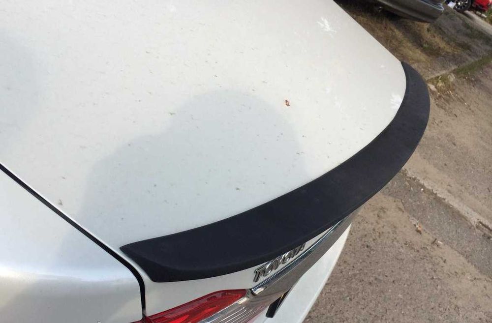 Спойлер Козырек лип багажника Стекла  Toyota Camry 50/55