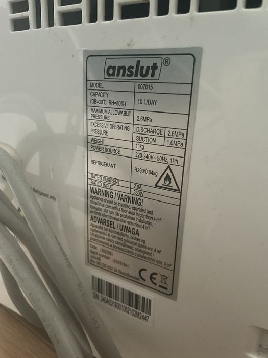 Osuszacz powietrza Anslut domowy