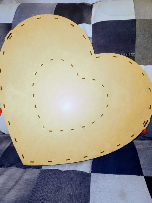 Подарочная коробка, подарункова велика, бокс подарунок серце