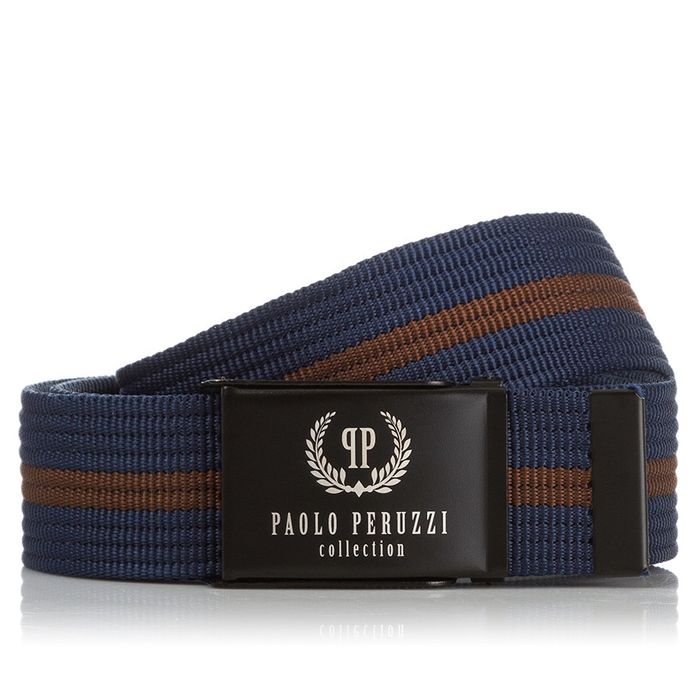 pasek męski parciany paolo peruzzi pw-14-115 cm