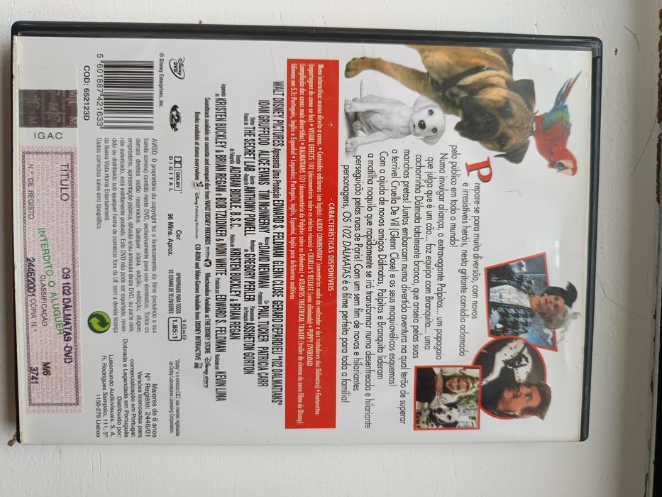 DVD 102 dalmatas