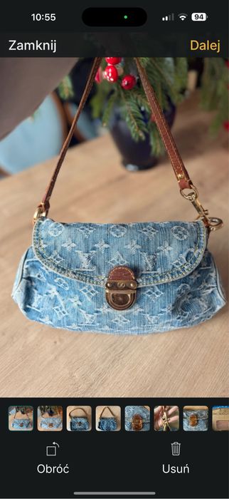 Louis Vuitton Mini Pleaty – Monogram Denim (niebieski dżins)