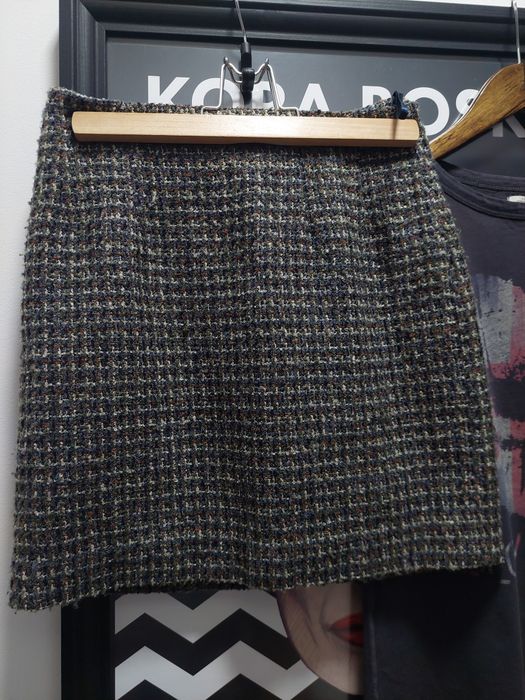 Elegancka spódnica mini Esprit Tweed Wool Blend – Rozmiar 34 (XS)