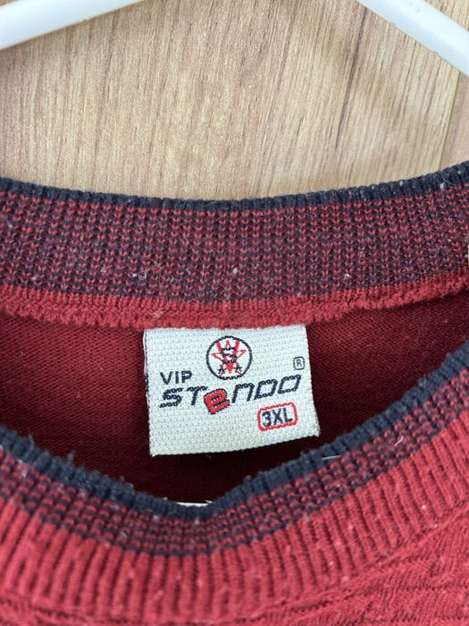 Męski czerwony sweter