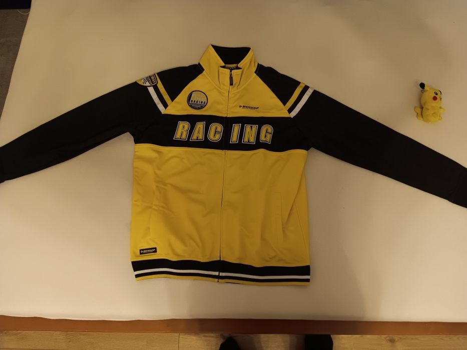 dunlop racing jacket bluza kurtka żółta rozpinana XXL, raczej XL