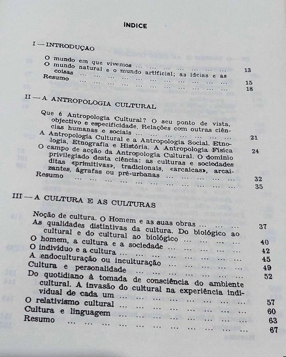 Introdução à antropologia cultural