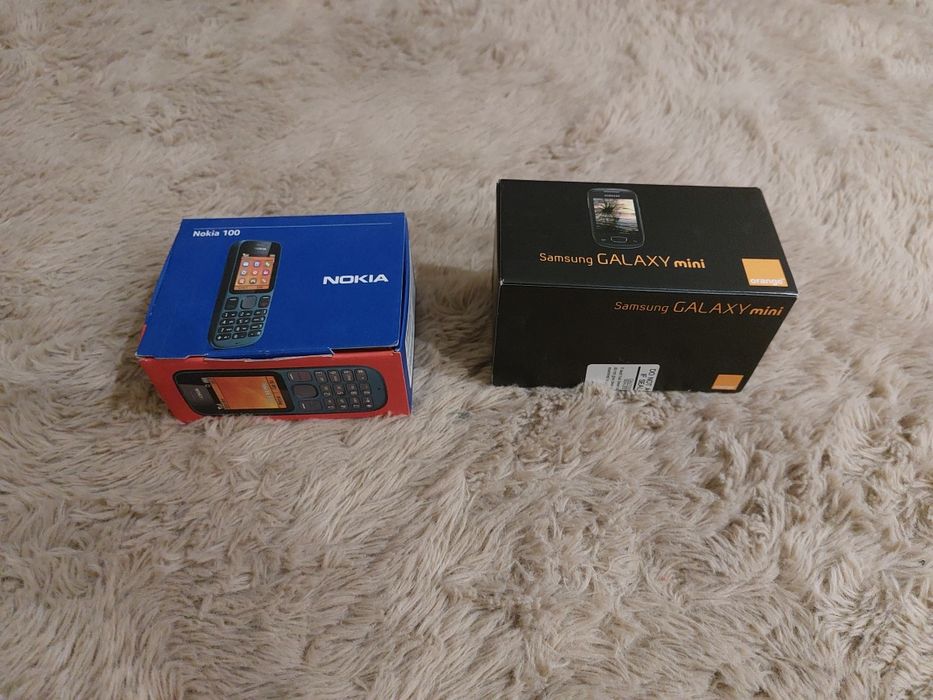 Telefony pudełka nokia i samsung