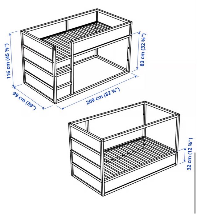 Cama de solteiro com colchao