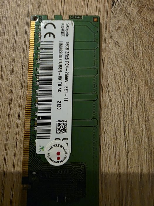 Pamięc RAM Hynix HMA82GU7DJR8N-VK 16gb