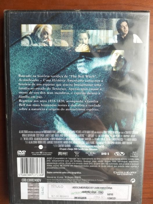 DVD Assombrados Uma História Americana