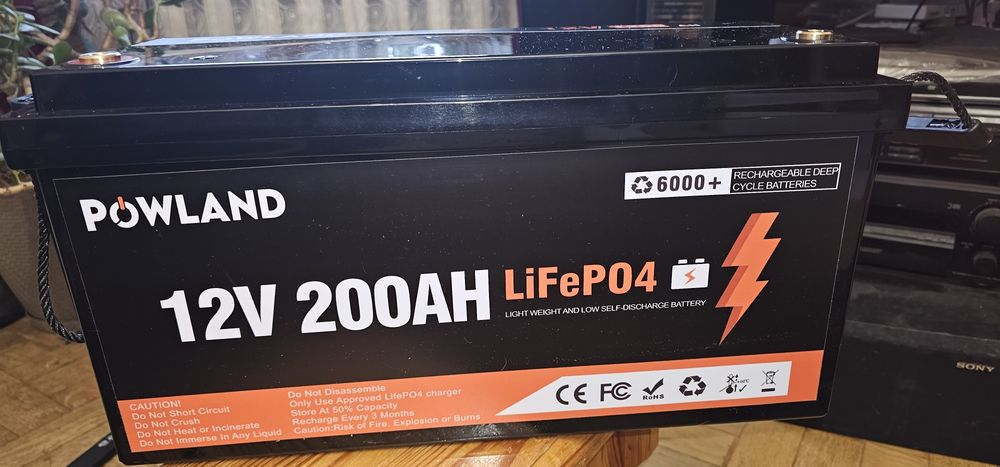 Акумулятор LiFePo4 Powland 12V 200Ah IBattery-PL-12V-200AH (BMS)