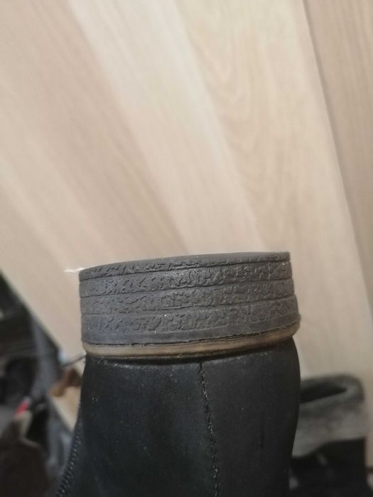 Kozaki skórzane welna owcza ideał r. 38/39