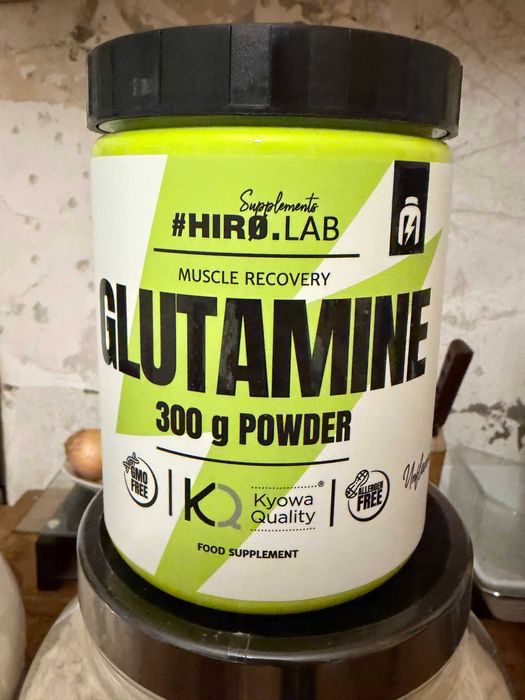 HIRO.LAB GLUTAMINA KYOWA 300g GLUTAMINE Proszek Naturalny Regeneracja