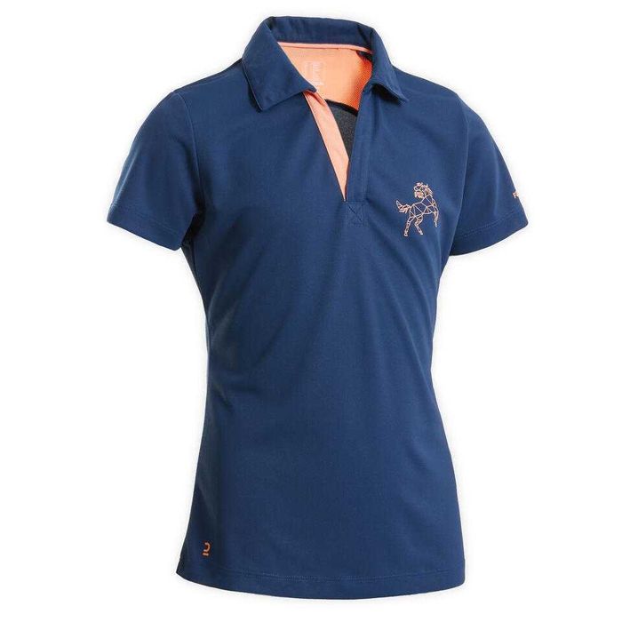 Koszulka jeździecka polo dla dzieci, SUPER OFERTA!