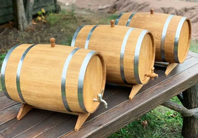 Дубова бочка для витримки зберігання алкоголю діжка для вина самогону