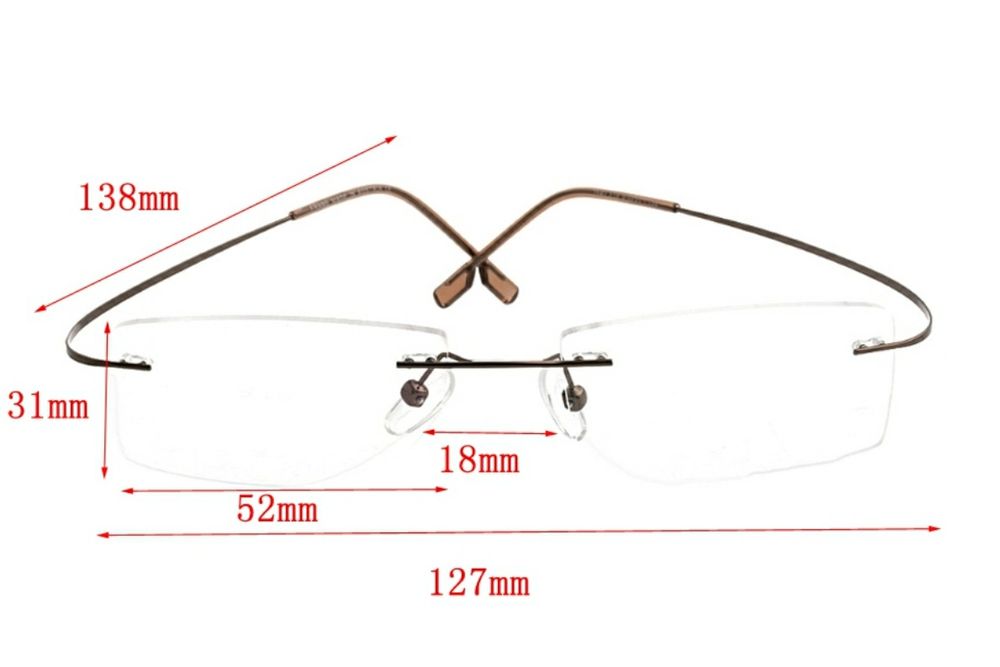 Титанова оправа безрамкова