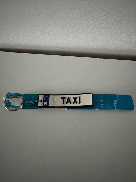 Brelok gumowy TAXI nowy