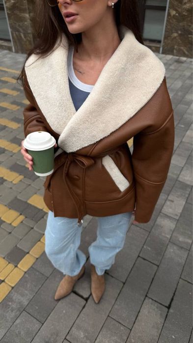 Дублянка, Дубльонка, стильна подовжена, дуже тепла, oversize