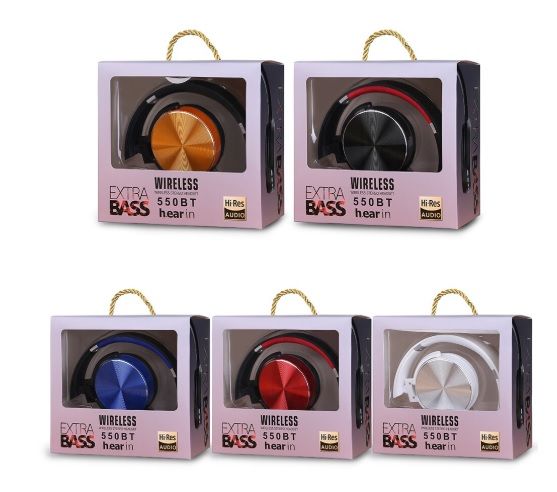 Fones sem fios Bluetooth XB550 | Headphones Wireless tipo Sony