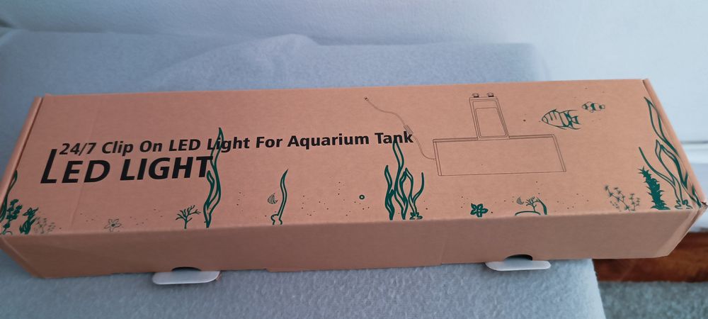 Iluminação de aquário água salgada/reef/ corais com ciclos e on/off