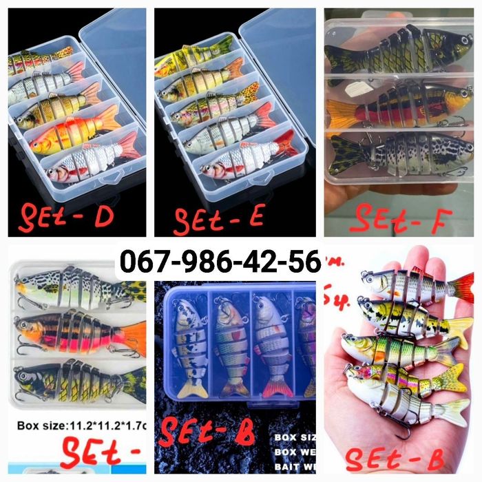 Набір воблерів + органайзер