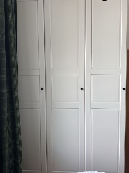 Szafa Ikea Pax fronty Grimo 150 x 38 x 236 cm z wyposażeniem