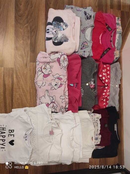 Duża paczka ubrań dla dziewczynki