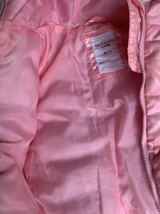 Куртка демісезонн рожева для дівчинки