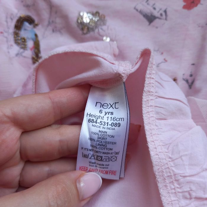 Святкова сукня H&M котик Марі Disney / Next з пташками 5-6 років